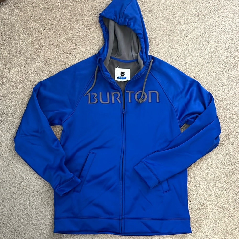 Burton zippered hoodie jacket